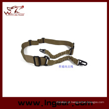 Tactical Bungee cinta dois ponto corda correia gancho correia Rifle Sling